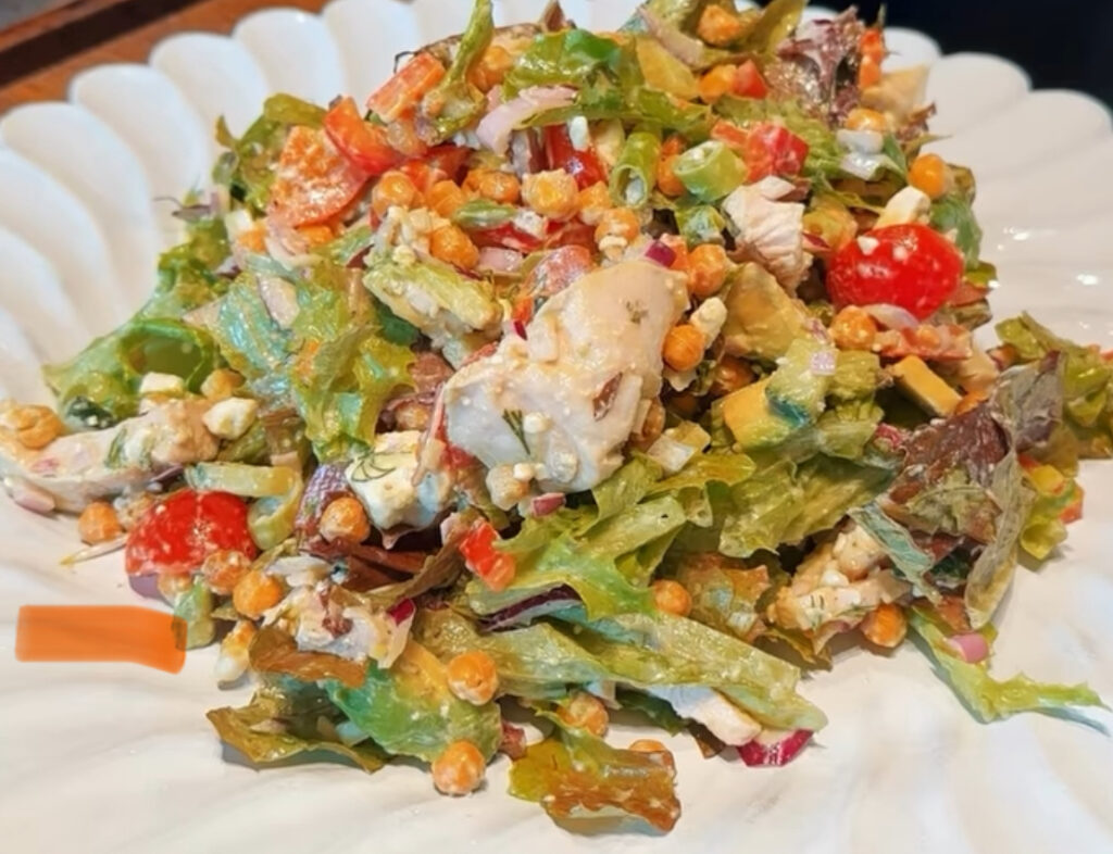 Chopped turkey salad