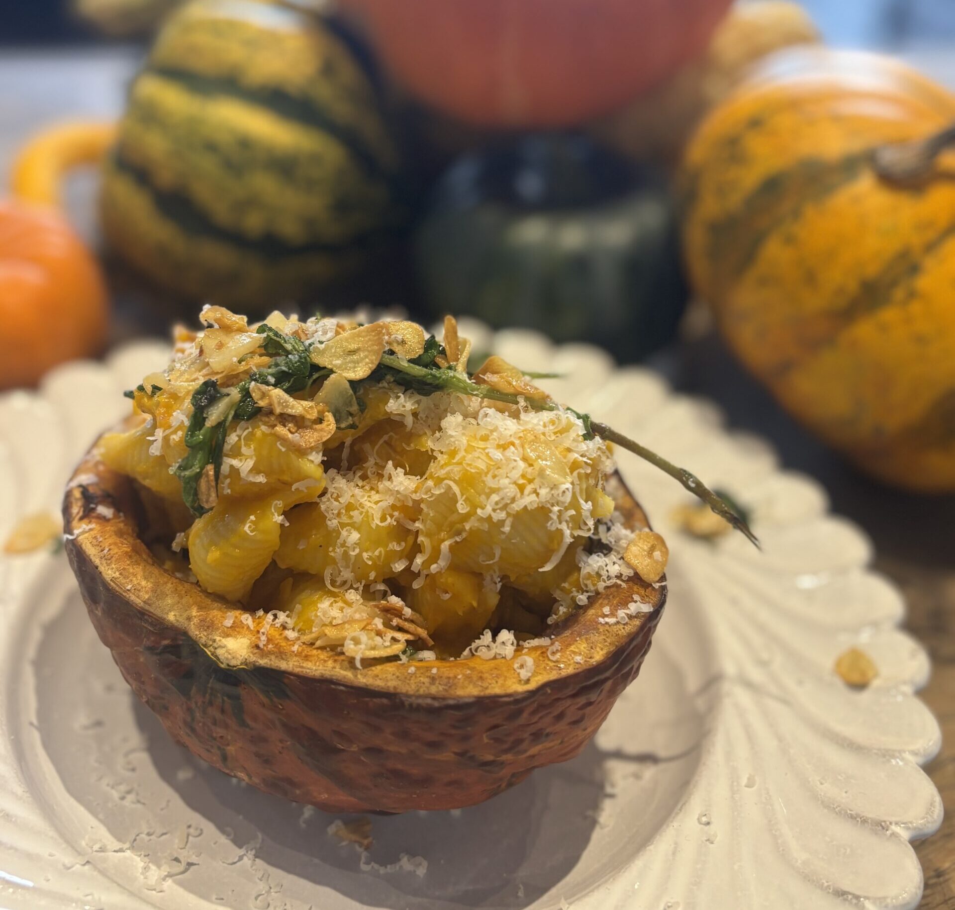 Turkey & pumpkin carbonara