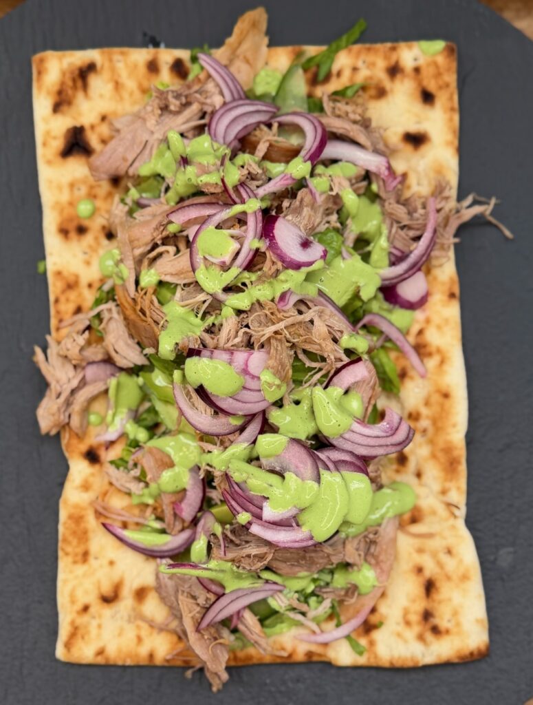 Green Goddess Turkey Flatbread