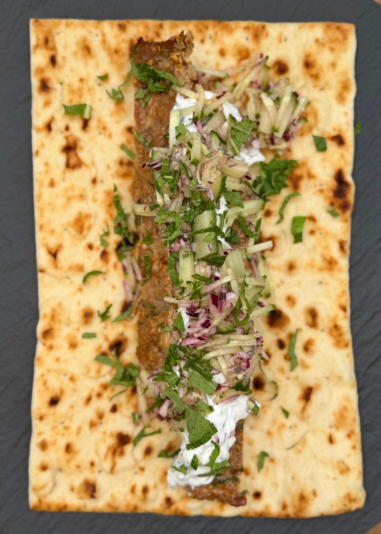 turkey kofta flatbread